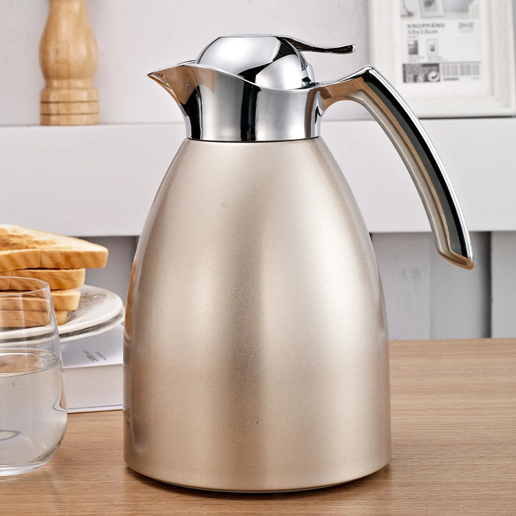 Thermoses Stainless Steel Vacuum Flasks Coffee Pot Double Wall Glass Hot Water Tea Coffee Jug