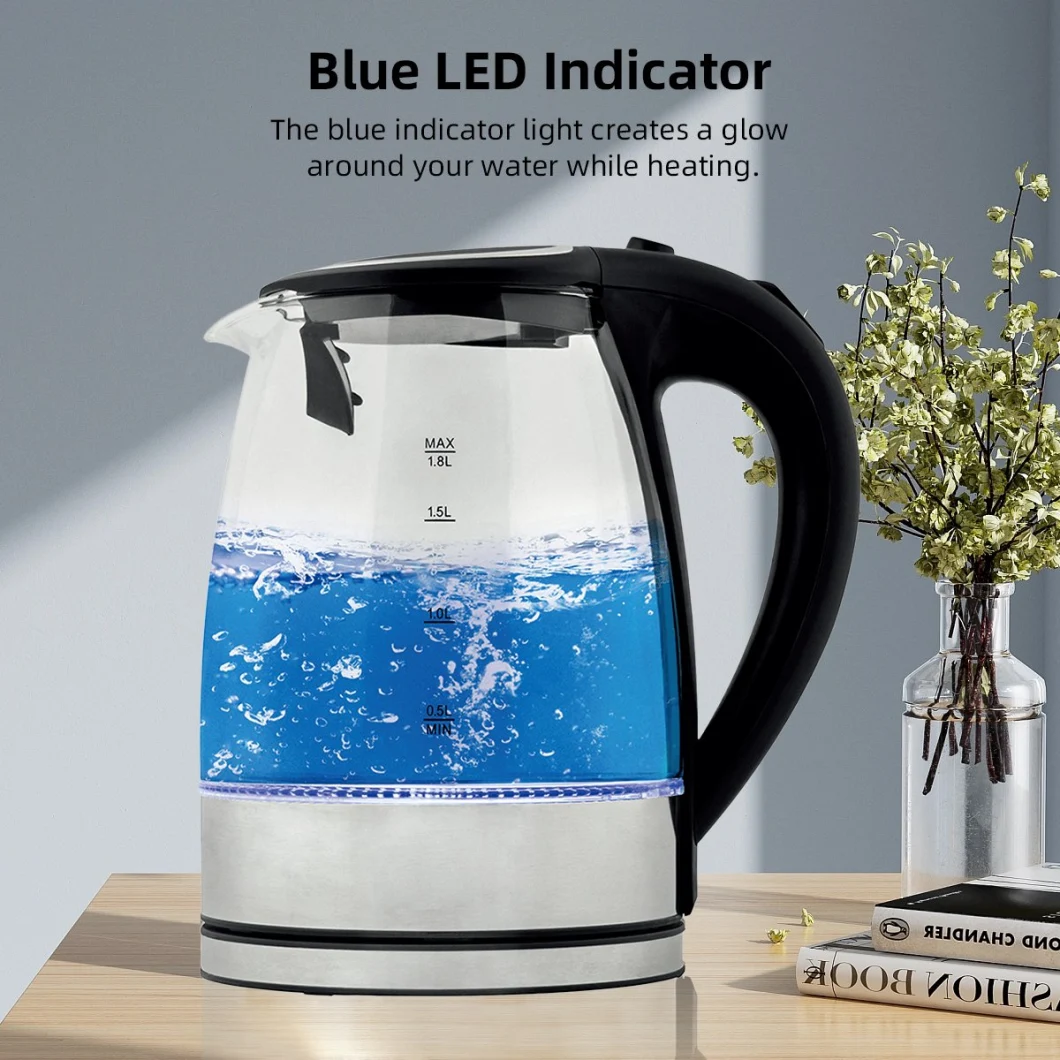 Glass Kettle Electric Chaleira Eltrica 110V Cordless Household Hotel Boil-Dry Protection Electric Jug
