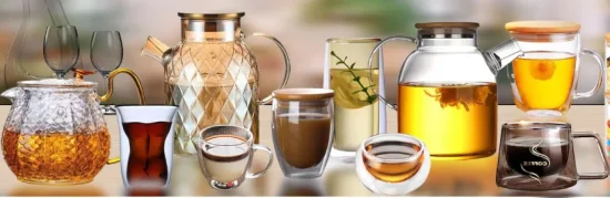 Bicchieri di vetro riutilizzabili personalizzati Bicchiere a forma di lattina di birra trasparente Sublimazione con coperchio in bambù Tazza da tè in paglia Tazze da latte in vetro trasparente Acqua fredda