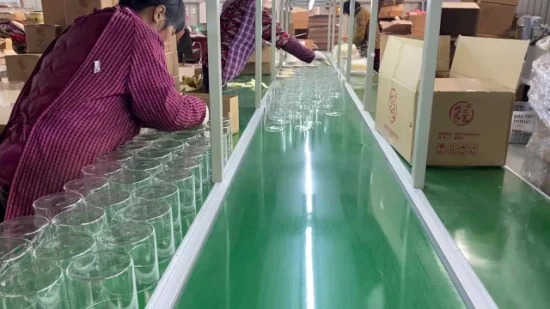 Vetro trasparente satinato a trasferimento termico con base colorata, vetro stampato con base colorata da 16 once, boccale di birra trasparente